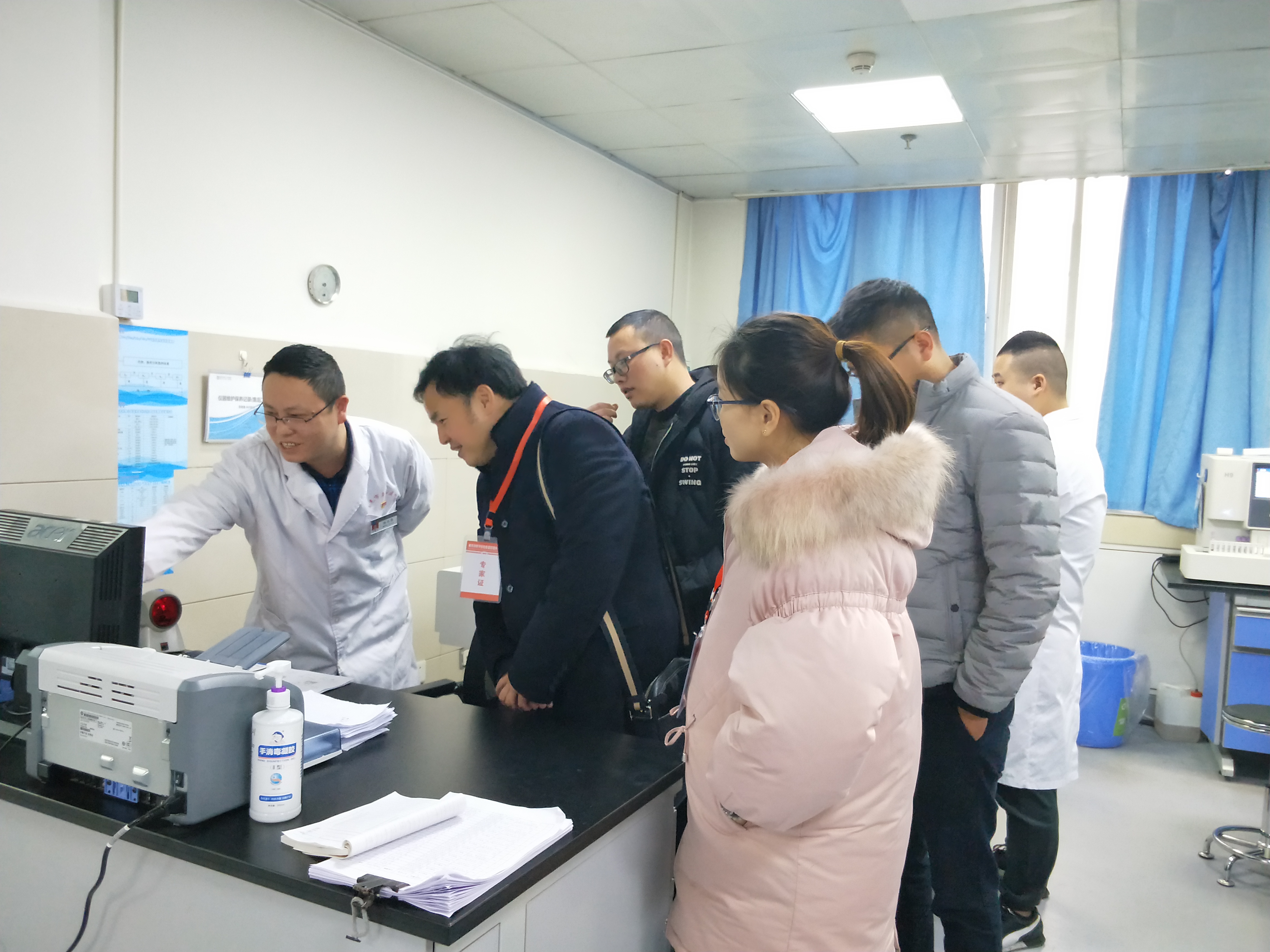 市临床检验质控中心专家组莅临我院检查指导